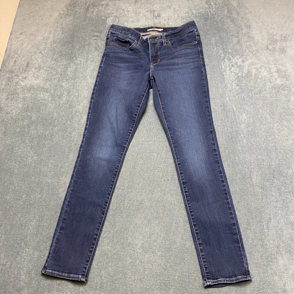 Levi's 311 Shaping Skinny Jeans Womens 27x30 Blue Denim Medium Wash Low Rise